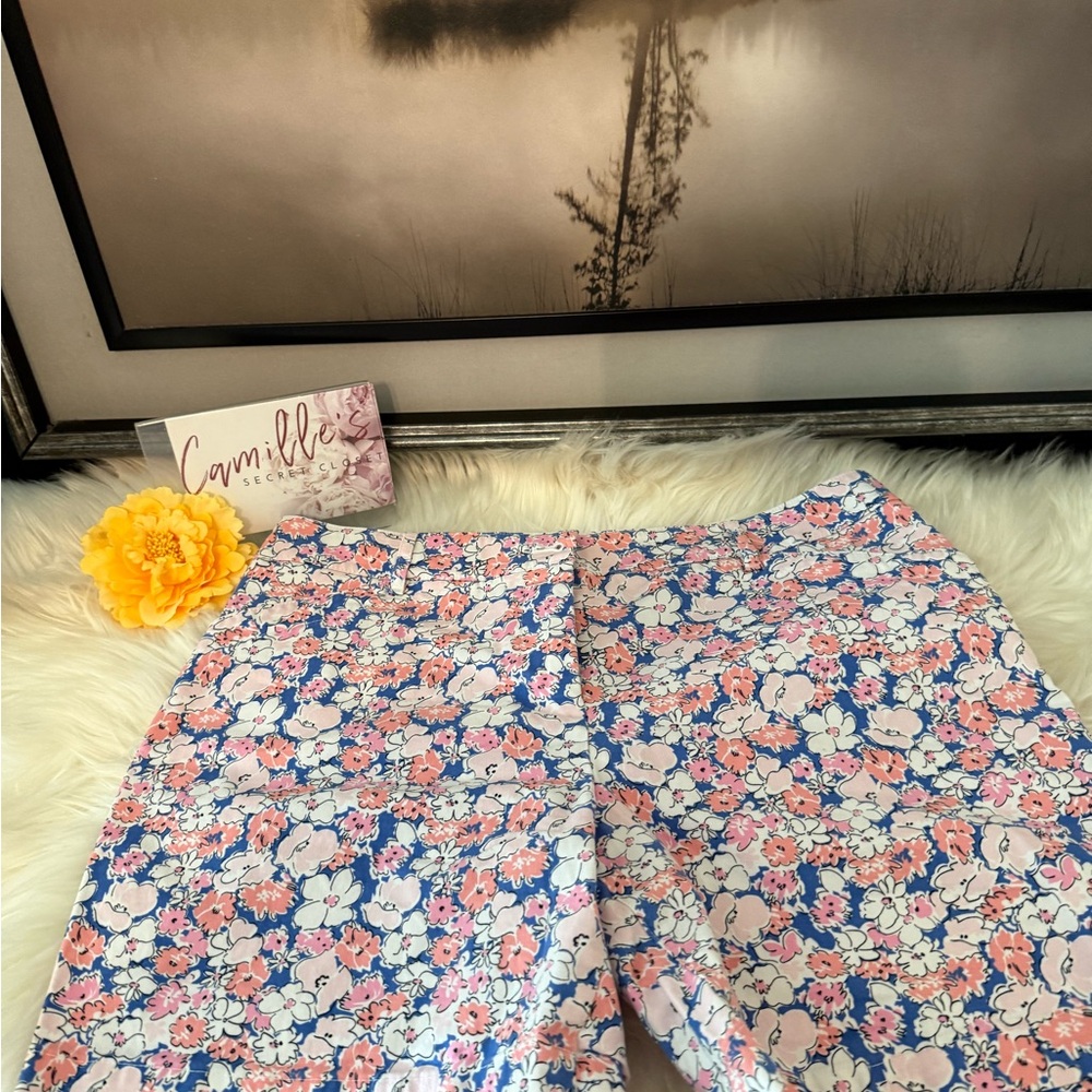 Talbots Pink and Blue Floral Shorts